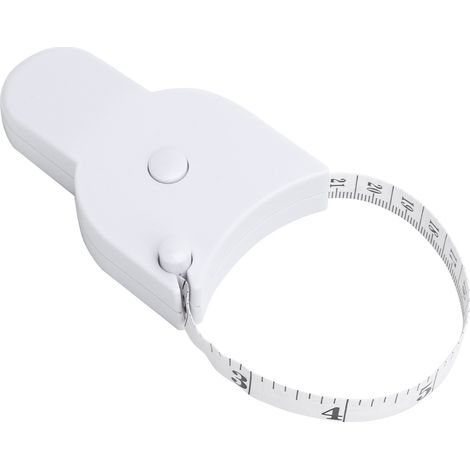 Mètre ruban double face précis pour le corps, la taille, la tête, les hanches et les jambes, rétractable, cm/pouces (1/5)
