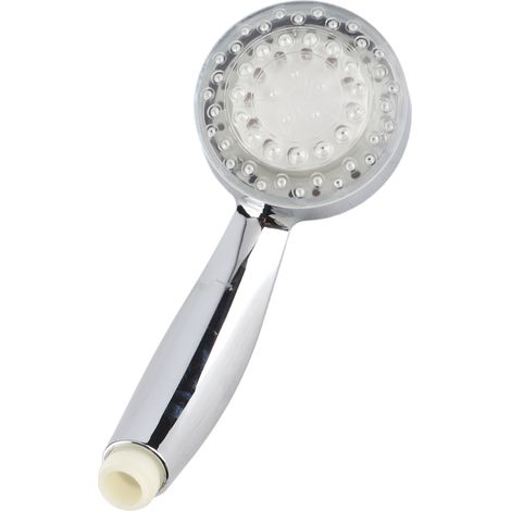 Pommeau de douche LED à 3 couleurs changeantes, avec capteur de température pour salle de bain (1/5)