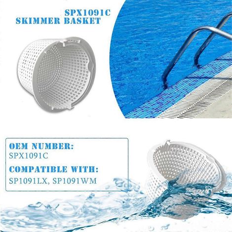 Deux paniers de skimmer automatiques pour piscines hors sol (1/5)