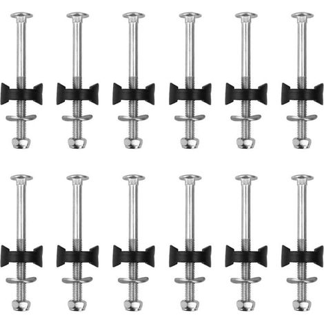 Kit de 12 vis pour trampoline, accessoires en acier galvanisé, compatibles avec les trampolines. (1/4)