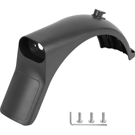 Accessories for Xiaomi 5 Pro electric scooter: rear mudguard, rear water deflector with hook and tool accessories.