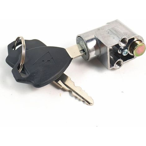 Serrure avec 2 clés pour vélo électrique, vélo électrique, scooter, coffre fort, boîte de serrure (1/5)