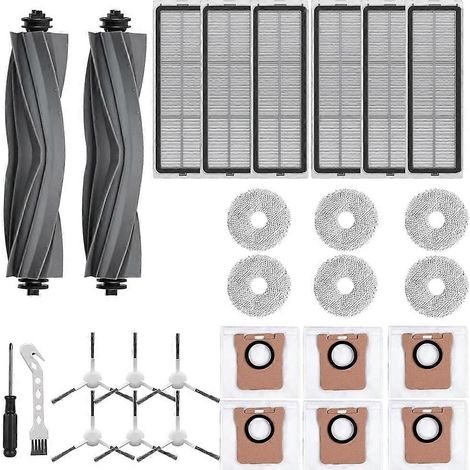 Pièces détachées pour aspirateur Dreame L10 Ultra / L10s Ultra / L10s Pro Gen 2 / Xiaomi X10+ / X20+ : brosse, filtre et sac à poussière (1/5)