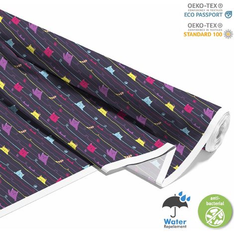 TESSUTI DECORATIVI PER ESTERNI OXFORD - Motivo Kitten Lines I DX539 (1/5)