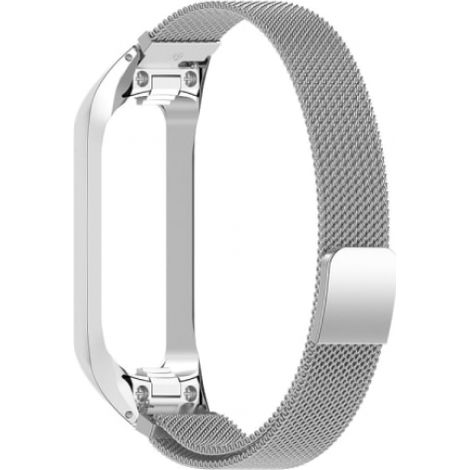 Milanaise-Armband für Samsung Galaxy Fit2 – Silber