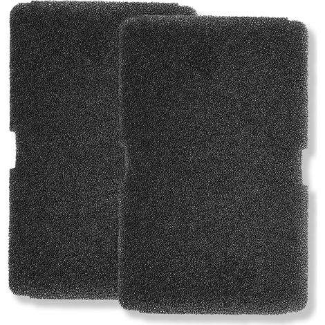 Filtre en mousse pour lave-linge et sèche-linge Beko, lot de 2, compatible Beko, Grundig, Blomberg, ElektraBregenz, réf. 2964840100, éponge pour pompe à chaleur et condensation, 240 x 155 x 11 mm (1/5)