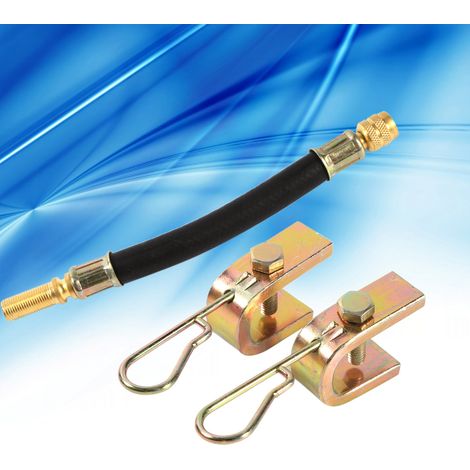 4x Prolongateurs de Valve Souples 140mm pour Pneus Camion et Voiture, Adaptateurs de Roue avec Pinces (1/5)
