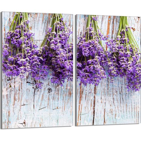 Plaque de protection en verre pour poêle 2x30x52 Lavande (1/5)