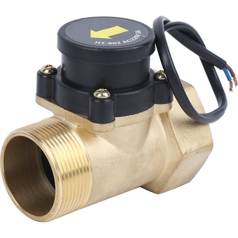 Capteur de débit pour pompe à eau, interrupteur automatique électronique en laiton avec régulation de pression, 1,5 pouces HT-802 220V (1/5)