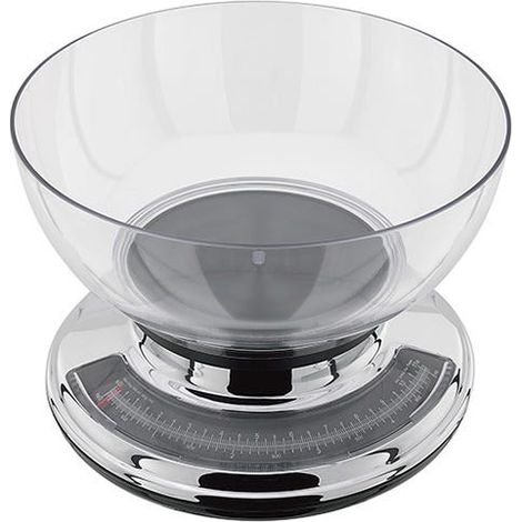 Judge 5.0kg Chrome Kitchen Scale with Clear Bowl (1/2)