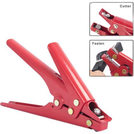 Pince de Serrage et de Découpe, de Serrage Outil Pince à Colliers Pour Coupe Serre-câbles Serrage automatique serre-câble outil pistolet nylon serre-câble pince (1/5)