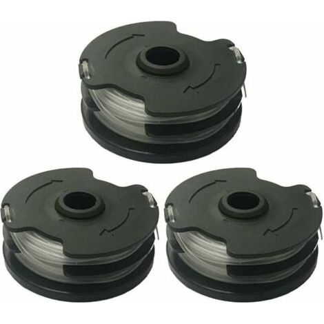 3 bobines de fil pour débroussailleuse, 2 x 5 m par bobine, diamètre 1,4 mm, compatible PRTA 20-Li C3 et autres modèles Parkside (1/5)