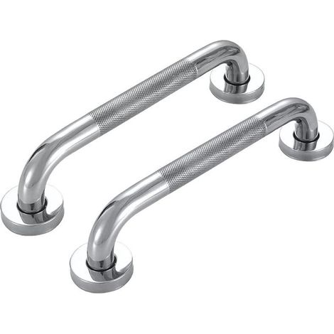 Pcs Barre Appui - 30cm pour Salle de Bain Barre de Maintien Antidérapant Poignée de Douche en Inox pour Baignoire Toilette Escalier (1/5)