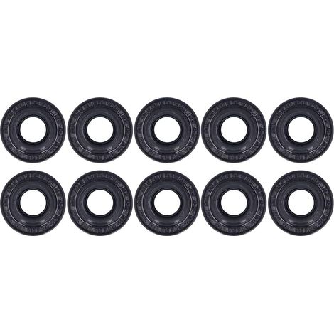 Kit de joint d'arbre de compresseur A/C, remplacement Direct Durable de haute qualité pour les systèmes de climatisation de voiture automobile, matériau métallique en caoutchouc (1/5)
