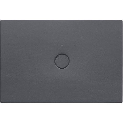 Plato de ducha extraplano de SENCERAMIC® 1200x800 mm CRATOS - ROCA Color: Onix