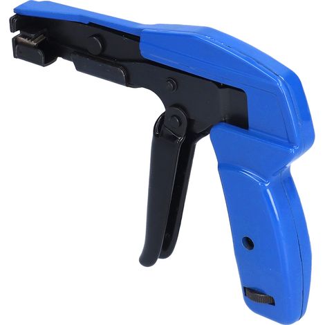 HS-600A Kabelbinderpistole, automatisches Spann- und Schneidwerkzeug, Kabelbinderzange zum schnellen Binden und Anbringen von Kabelbindern. (1/5)
