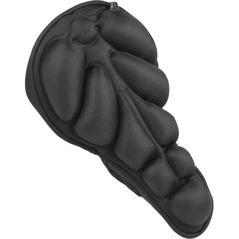 Bicycle Seat Cover, Ergonomic Inflatable Cushion, Shock-Absorbing Protection, Non-Slip Surface, Suitable for Men, Relaxation, L (1/5)