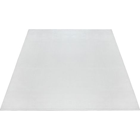 FLOORNOVO Hochflor Teppich Beige einfarbig - 150 x 80 cm - Besonders Weicher Teppich Wohnzimmer & Badezimmerteppich - Pflegeleicht - vielseitig einsetzbar im Innenbereich (1/2)