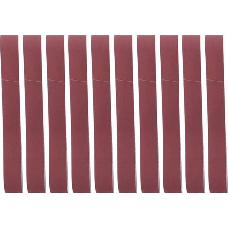 Jeffergarden 10 pièces alumine bande de ponage bande de ponage meulage outil de polissage 740x40mm pour meubles bois grain 240 (1/5)