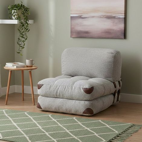 Sillón Surigae, Soporta 130 kg, Estructura Plástica, Relleno Espuma, 80x60x70h cm Gris (1/4)