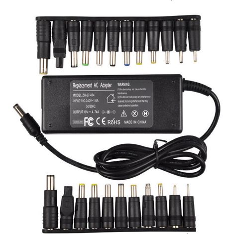 Chargeur Adaptateur De Puissance Universel 19V 4.74A 90W Pour Acer Asus Dell Hp Lenovo Samsung Toshiba Ordinateur Portable 18.5V (1/4)