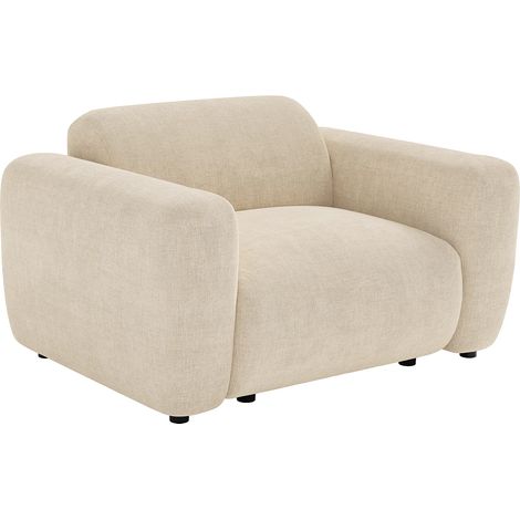 Poltrona in tessuto beige - POGNI di Maison Céphy (1/4)