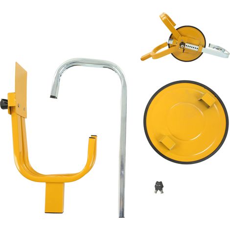 Verrou antivol de roue de véhicule, pince réglable universelle adaptée pour voiture camping-car camion remorque SUV (1/5)