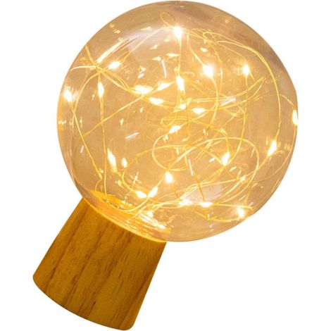 Lampe de Nuit LED Boule USB Veilleuse de Chevet Créative pour Chambre Éclairage Doux Sans Éblouissement Compacte et Décorative (1/5)