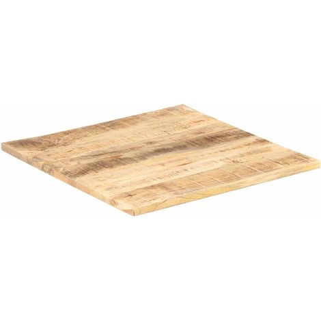 Maison Exclusive - Tischplatte Massivholz Mango 25-27 mm 60x60 cm (1/5)