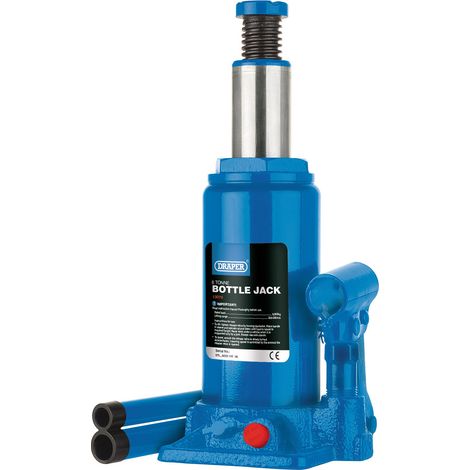 Draper 8 Tonne Hydraulic Bottle Jack (Model 13070) for Heavy-Duty Lifting (1/5)