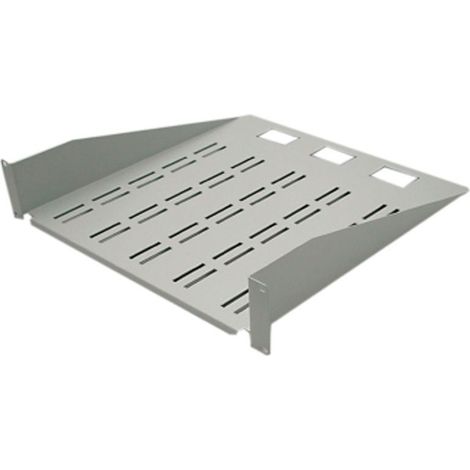 Ripiano fisso 19pollici 2u p.250, colore grigio fanton 28380