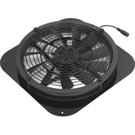 Ventilateur Solaire 9,8 Pouces Haute Pression Rond pour Poulaillers, Serres, Abris - Ventilation Efficace (1/5)