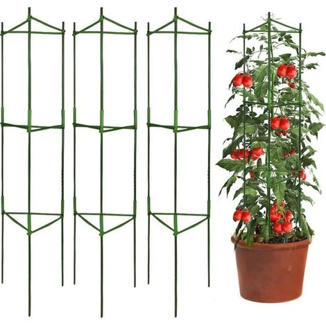 ensembles de cages tomates tuteurs pour tomates pour plantes de jardin (1/5)