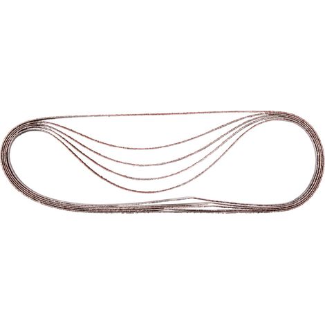 Makita – Lot de 5 bandes abrasives 9 x 533 mm – Grain 120 – Pour ponçage bois et métal – Zones difficiles d'accès (1/6)