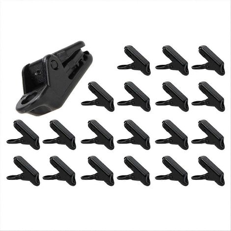 Sangle multifonction renforcée pour tente, clip de fixation extérieur, crochet de camping robuste, accessoire de bâche universel, pince de serrage durable, équipement de plein air résistant. (1/5)
