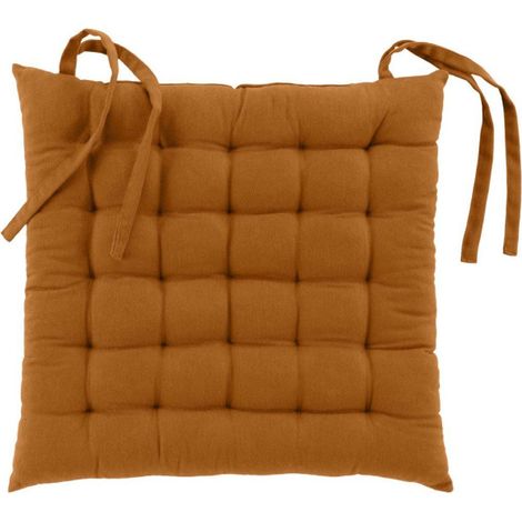 Coussin de Chaise "Twily" 38x38cm Camel (1/3)
