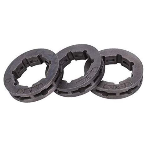 3 Pièces Pignon de Tronçonneuse 3/8 Pouces 7Dents Compatible 030 031 032 038 041 044 046 064066 MS361 MS362 MS440