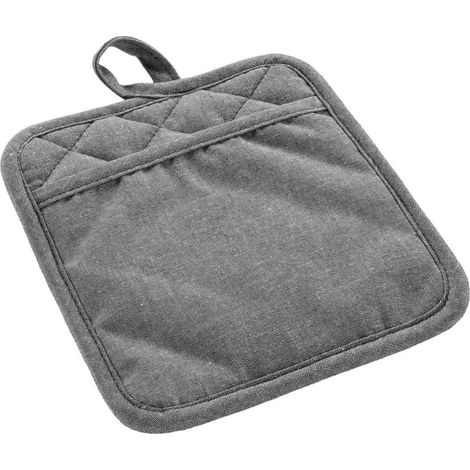 Manique de Cuisine Avec Poche "Adam" 18cm Anthracite (1/3)