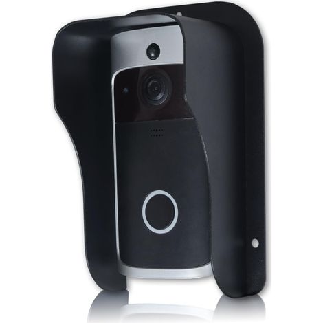 Couverture de Protection pour Sonnette Vidéo, Pare-Pluie et Protection Météo, Anti-Éblouissement, Convient pour Sonnettes Ring, Interphone, Prise et Serrure à Code