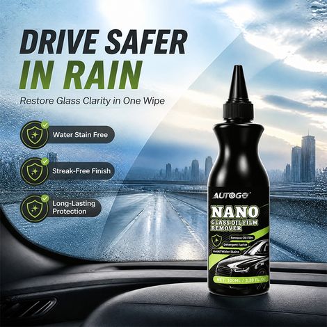 Ölfilmentferner/Reinigerkonzentrat für Autoscheiben – 500-ml-Einzelflasche -- DE (1/4)