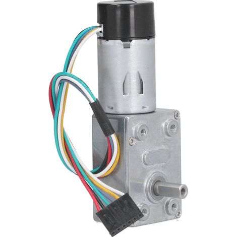 JGY-370 Getriebemotor – Metall-Schneckengetriebe, selbsthemmend, einwellig, 24 V DC, 10 U/min