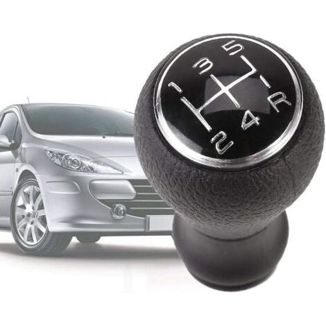 Nazalus-Vendita Pomello del cambio A 5 Velocità Manuale per Citroen C1 C3 C4 / Peugeot 106 107 205 206 207 306 307 308 309 405 406 407 508 605 607 806 807 Chrome (1/5)