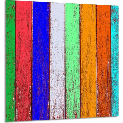 PANNELLO IN VETRO PER CUCINA 60x65 Colorato (1/5)