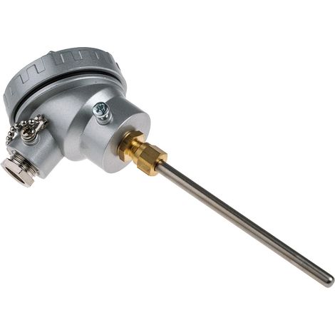 Thermocouple type K Ø 6mm, L 100mm, +1100°C max à Câble ( Prix pour 1 )