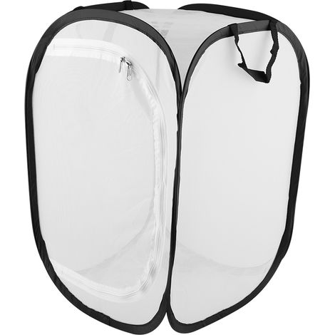 Grande cage d'élevage pliable, portable, durable et ventilée pour papillons (1/5)