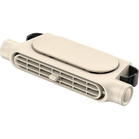 Ventilador para asiento de coche, compatible con el asiento del conductor y los asientos traseros (beige, 1 unidad) (1/5)
