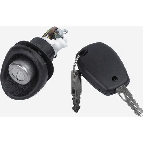 Serrure de Coffre avec Bouton pour Renault Twingo 1 Dacia Logan 1 Sandero 1 Barillet Serrure avec Clés 7701367940 (1/5)