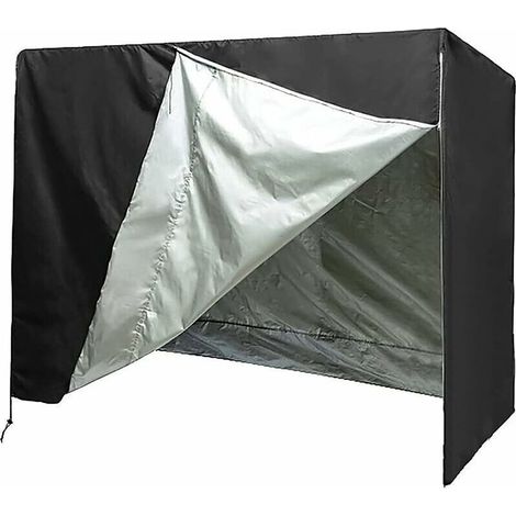 Housse de protection pour balancelle de jardin 2/3 places – Imperméable en tissu Oxford 210D – Anti-UV, anti-poussière, indéchirable – Sac de rangement inclus (1/5)