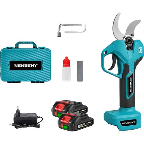 Sécateur Électrique, Moteur Sans Balais, Design Ergonomique, Ensemble de 2 piles (1/2)