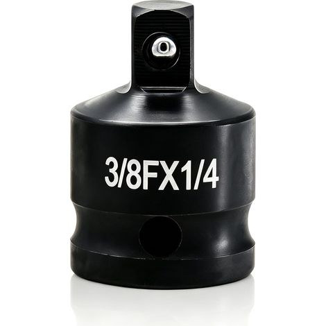 Adaptateur de douille à choc et réducteur 3/8" Drive F à 1/4" M, en acier au molybdène chrome molybdène conversions (1/5)